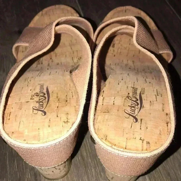 Lucky Brand Miller Slip-On Platform Wedges Size 9 - Picture 7 of 8